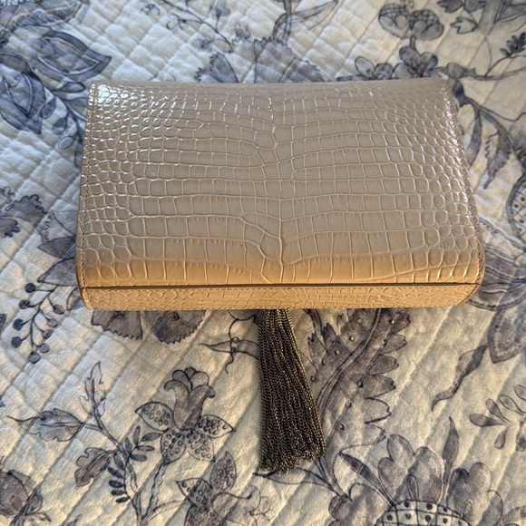 Nude Kate Yves Saint Laurent Bag with Silver Hardware - Picture 4 of 6